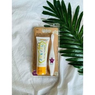 Jack N Jill Australian toothbrush and toothpaste Set banana flavor 50g