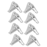 TopHomer 8Pcs Aluminum Sliding Activity Spring Snap Hook for T-Slot Aluminum Extrusion Profile,Hole 