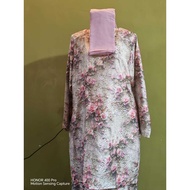 KURUNG MODEN KAIN KIPAS BELAKANG SAGE GREEN