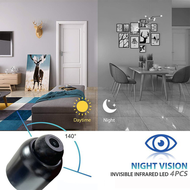 【Trending】 2.4g Wifi Mini Remote Surveillance Camera Motion Detection Night Vision 1080p Hd Pixels 140 ° Wide Angle Home Wifi