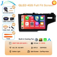 [SQRF] แอนดรอยด์13วิทยุติดรถยนต์จีพีเอสอัตโนมัติ Carplay สำหรับ Honda Jazz 3 2015 - 2020 Fit 3 GP GK