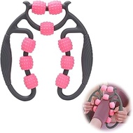 RANJIMA Massage Roller Legs, Manual Fascia Roller, Leg Massage Roller with Handle & 9 Wheels, Cellul