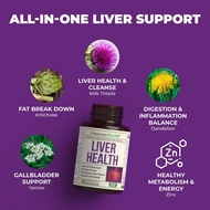 Vimerson Health Liver Cleanse Detox &amp; Repair - Artichoke Extract Liver Health Formula for Liver Detox - Liver Supplement