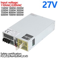 27V High Current Switching Power Supply CE Certification 1500W-8000W Series 0-27V Adjustable Power S