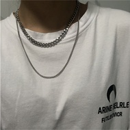 Jakarta- Kalung pria keren murah Kalung Pria Double Layer
