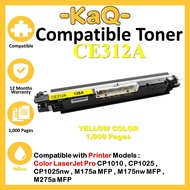 126A 126A CE312A CE 312A 312A 312 Yellow Compatible Toner Cartridge for CP1010 CP1025 CP1025nw M175n