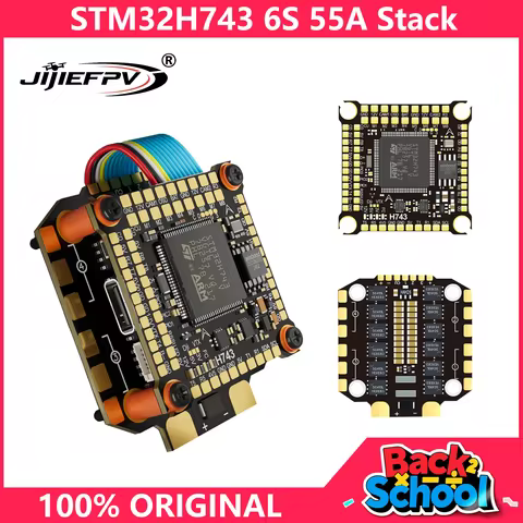 JIJIEFPV FC Flight Controller Stack Betaflight BLS 55A 60A 4 in 1 Brushless ESC for RC FPV Drone Qua