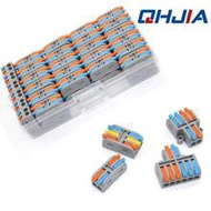 1 BOX Mini Fast Boxed Wire Connector Universal Compact Splitter Lamp Wiring Cable Connector Push-In 