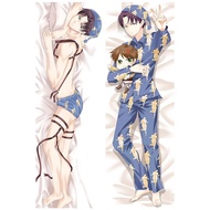 Anime Attack Titan Levi Ackerman Armin Arlert Peach Skin Dakimakura Kaso Double Side 3D Printed Bedd