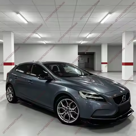 Front Bumper Lip Splitter for Volvo V40 525 MK2 Hatchback Facelift 2016-2019 D2 T2 D3 T3 D4 T5 Spoil