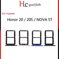 New High Quality sim tray sd card holder slot sim card tray For Huawei Nova 5T 5 5pro 5ipro 5Z 3E P2