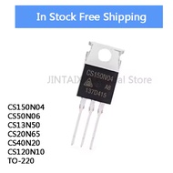 5PCS NEW 100% quality CS150N04 CS50N06 CS13N50 CS20N65 CS40N20 CS120N10 TO-220 Power Tube 120N10 tra