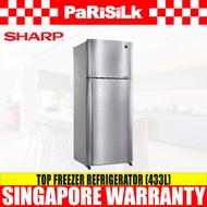 (Bulky) Sharp SJ-U43P-SL Top Freezer Refrigerator (433L)