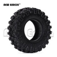 1.0" 52MM All Terrain Micro Rubber RC Tyre Wheel Tires 4Pc for RC Car 1/18 TRX4M Axial SCX24 1/24 FC