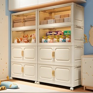 LM Foldable Cabinet Organizer Clothes Storage Durabox with Magnetic Suction Door Kitchen Cabinet