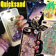 Latest Quicksand casing LED Quicksand Cover case for iPhone 7 6 6s Plus OPPO R11 R9S R9 R9 Plus