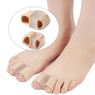 A-6💝Toe Correction Toe Separator Thumb Valgus Bigfoot Overlapping Toe Separator Fiber Double Hole Toe Covering Orthosis