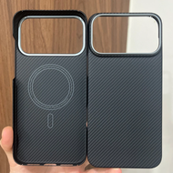 【AA NEW】 Magnetic Real Aramid Carbon Fiber Phone Case Cover On For iphone 17 Pro Max 17Pro 17ProMax 