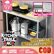 Kitchen island portable Kitchen table rack Stainless steel table Meja dapur gas kitchen table Kitche