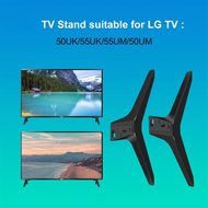 Stand for LG TV Legs ReplacementTV Stand Legs for LG 49 50 55Inch TV 50UM7300AUE 50UK6300BUB 50UK6500AUA Without Screw Durable Easy to Use