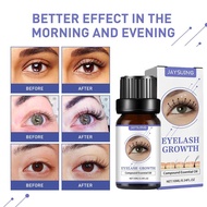 10ml Jaysuing Long Mascara Natural Eyelash Nutrient Curling Makeup Black Eyebrow Solution D1w2