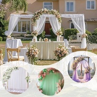 160*250cm Tulle Curtain for Wedding Home Decoration