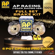 100% Original Genuine AP Racing 6 Pot 9660 Pro 5000R Full Set Brake Kit