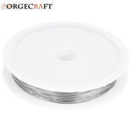 1roll 304 Stainless Steel Wire Round for Jewelry Making Stainless Steel color 28 Gauge(0.3mm) 164.04