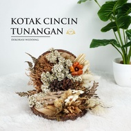 RUSTIC DECORATIVE RING BOX / ENGAGEMENT RING BOX DECORATION / WEDDING RING BOX / DOWRY