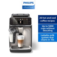 Philips EP5547 | LatteGo milk system | 20 hot and iced recipes | QuickStart technology | Ceramic gri