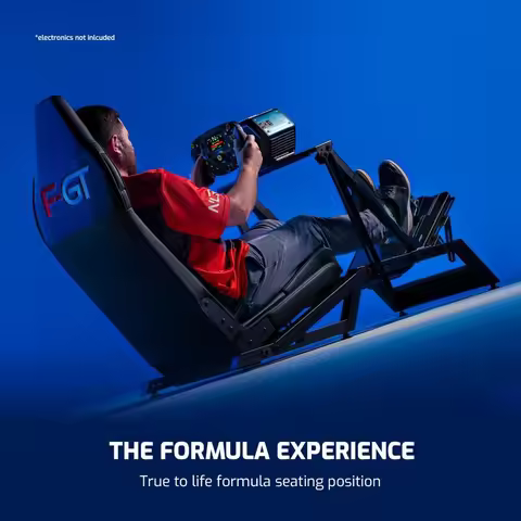 F GT Racing Simulator Cockpit for PC Xbox PS Compatible with Thrustmaster Fanatec Moza