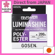 GOSEN Answer Lumina Shine 200 m Size 0.3 Pearl