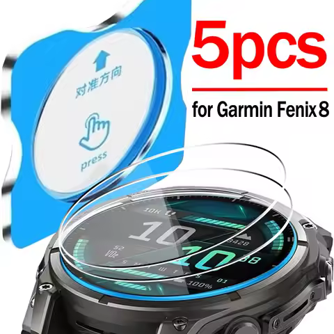 Easy To Install Tempered Glass for Garmin Fenix ​​8 43/47/51mm HD Anti-scratch Screen Protectors Wat