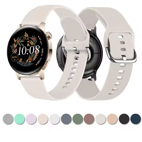 20mm Silicone Strap For Huawei Watch GT3 GT2 42mm/Watch 2 Sport/ Bracelet For Honor watch magic/Hono