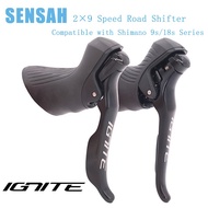♞,♘,♙SENSAH STI Road Bike Shifters 2×8/9/10 Speed Bicycle Derailleur Groupset Compatible with Shima