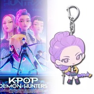 KPop Demon Hunters Photocards Keychain Rumi Mira Zoe Fandom Acrylic Double-sided Laminated Acrylic P