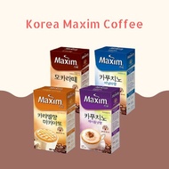 Maxim Korea Coffee Kopi Maxim Caramel Hazelnut Mocha Latte Snack Korea