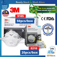 3M VFlex 9105 &amp; 8210 N95 Face Mask