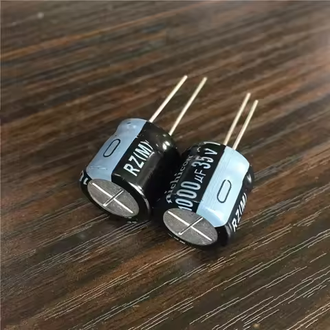 5Pcs/20Pcs 1000uF 35V NICHICON RZ Series Low frofile 16x15mm 35V1000uF Aluminum Electrolytic Capacit