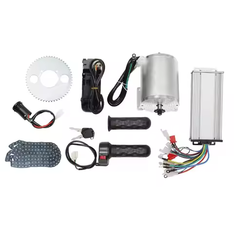 48-72V 3000W Brushless Motor Kit, 6000RPM High Speed DC Electric Dirt Bike Motor Engine w/3 Speeds C