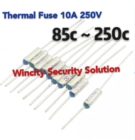 WSS (1pcs) Rice Cooker Periuk nasi fuse Thermo Thermal Fuse 10A 250V (80C~280C)