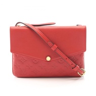【二手】路易威登LOUIS VUITTON單肩包 Twice Monogram Empreinte Cerise M50259 櫻桃紅皮革 Twice 女士二手 A