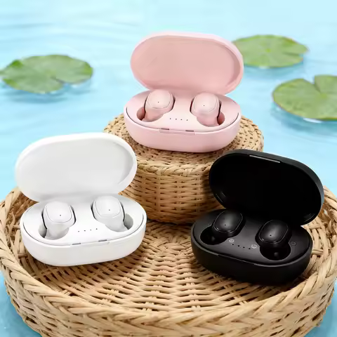 Original A6S TWS Wireless Bluetooth Headset with Mic Earbuds Noice Cancelling Earphone Bluetooth Hea