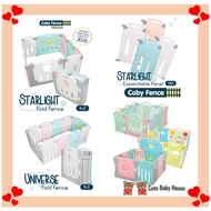 Coby Haus Lolly Gummy Baby Fence 8+2 Universe/Starlight/Expandable Panel (Starlight/Universe)