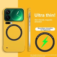 Ultra Slim Frameless Hard PC for Back Case for Xiaomi 17 Pro Max 15 14 13T Pro Ultra POCO X7 X6 Pro 