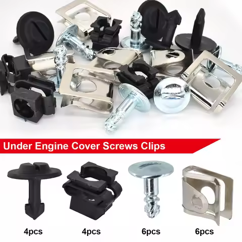 Under Engine Gearbox Cover Screw Clips For VW Passat B5 For Audi A4 A6 TT Radiator Support Splash Sh