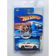 Hot Wheels Toyota AE-86 Corolla white FTE Hot Wheels Toyota AE86 Corolla FTE Hot Wheels AE86 white F