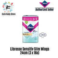 Libresse Sensitiv Slim Wings (3x16s/24cm)