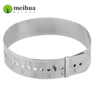 MEIHUAA Adjustable Bangle Gauge, Measures in Inches Adjustable Metal Slide Jewelry Making Bracelet S