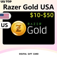 Razer Gold PIN US⚡Razer Gold Gift Card United States USD 10/15/20/25/30/40/50 E-GiftCard⚡UU TOP [24/